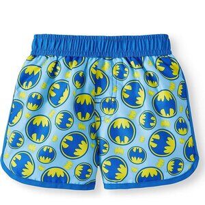 Baby Boys DC Comics Batman Blue Swim Short Trunks Size 24 Months Blue logo NWT